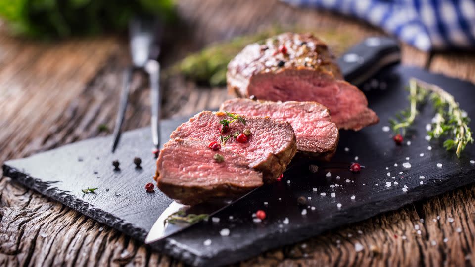 Eating certain amounts of red meat has been linked with higher risk of developing type 2 diabetes. - MarianVejcik/iStockphoto/Getty Images