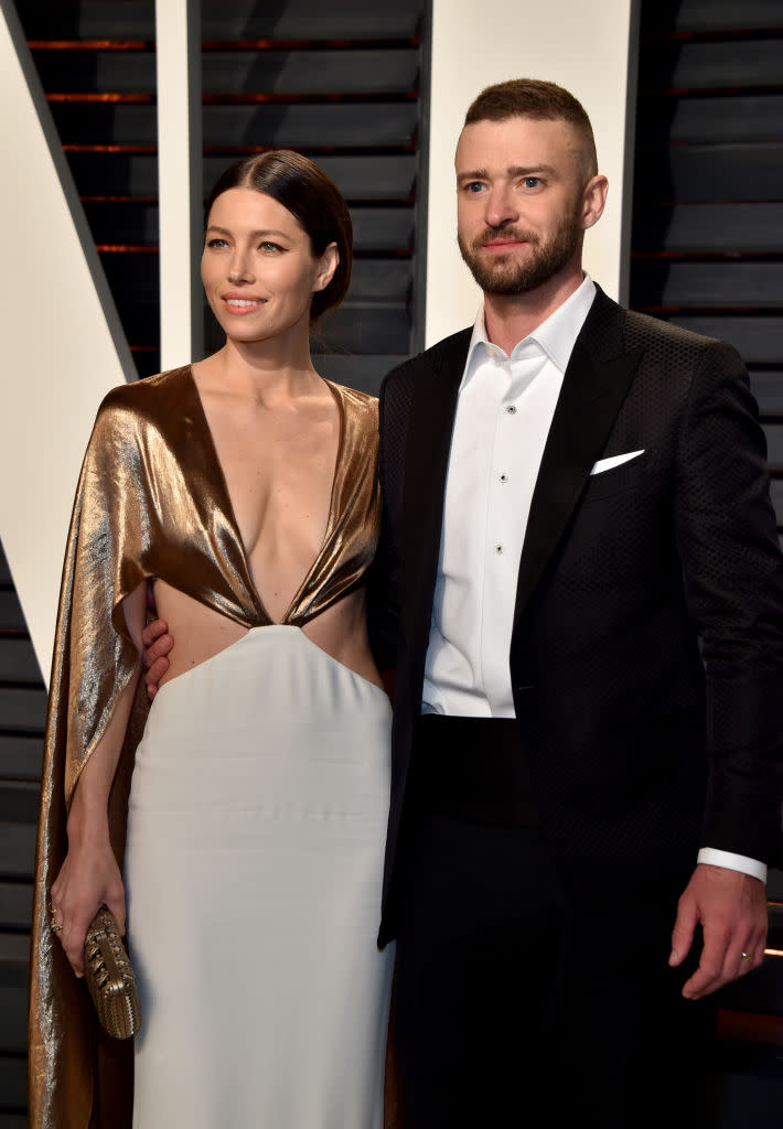 <p>The actress switched into a caped Ralph Lauren number. (Photo: Getty Images) </p>