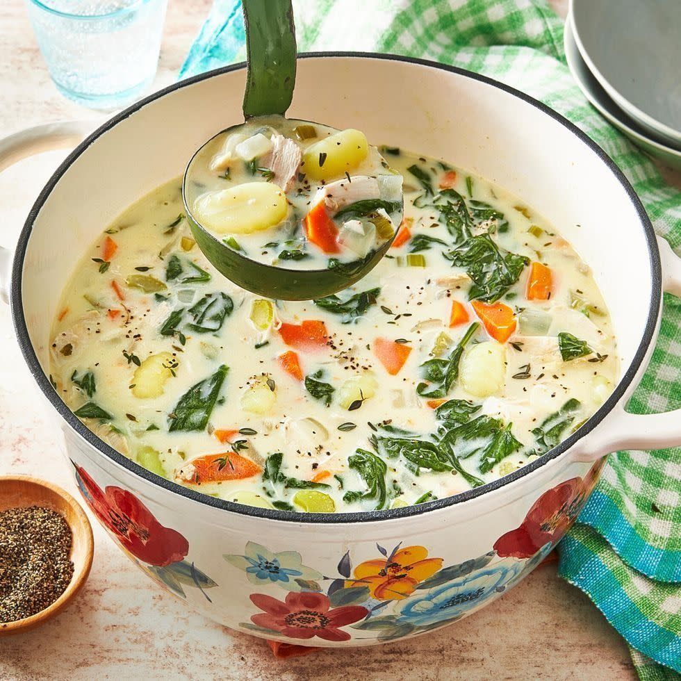 fall chicken gnocchi soup