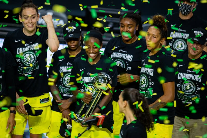 WNBA: Finals-Las Vegas Aces at Seattle Storm