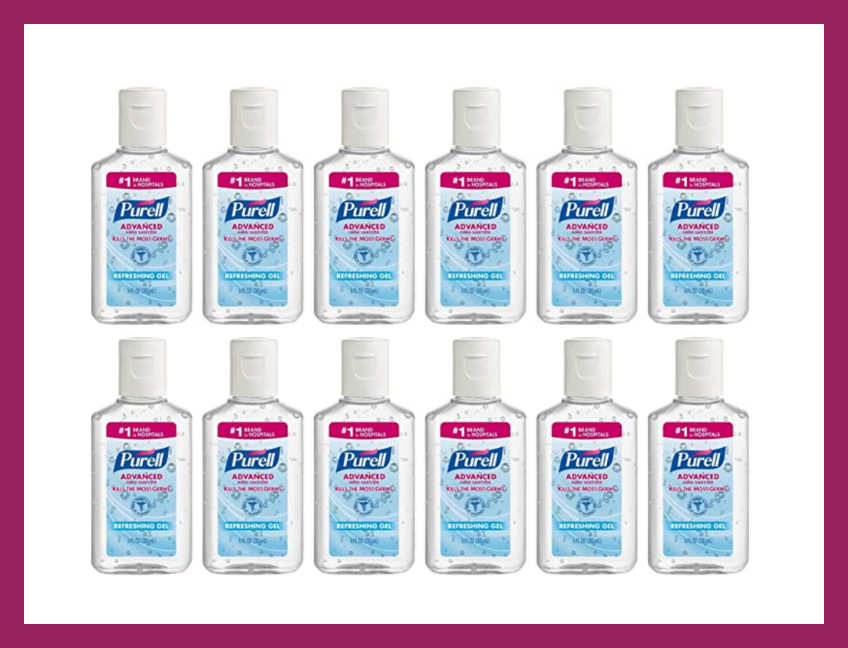 Purell Advanced Hand Sanitizer Refreshing Gel, 1 Fl Oz (12-Pack). (Photo: Amazon)