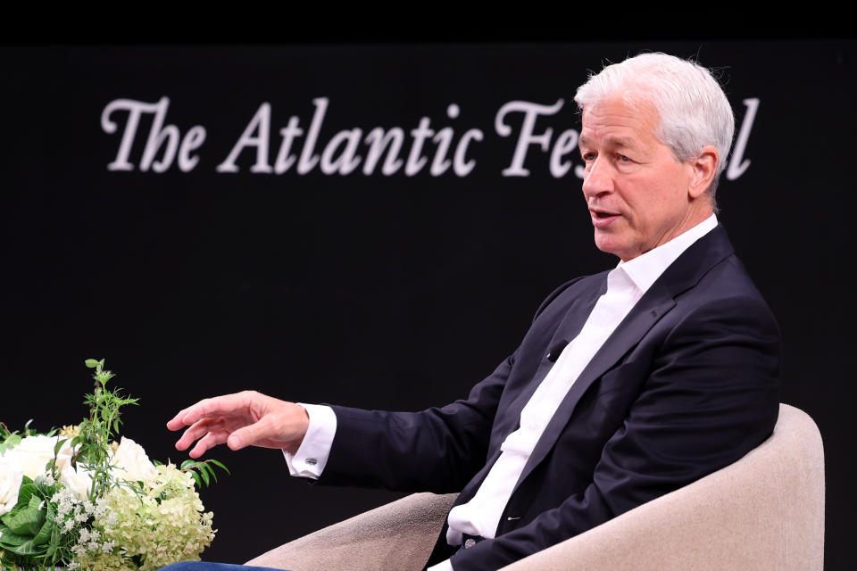 WASHINGTON, DC - SEPTEMBER 20: Jamie Dimon speaks on stage during 