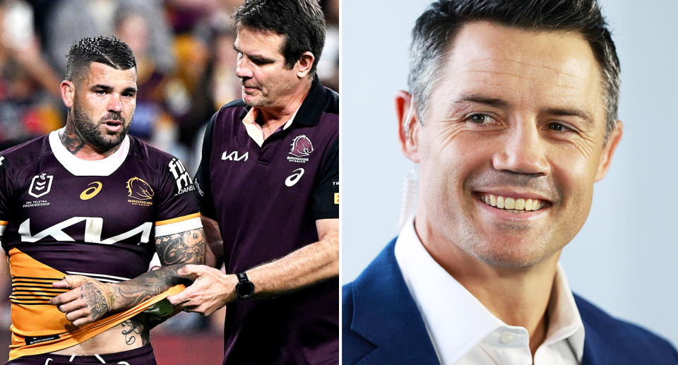 NRL great Cooper Cronk has warned the Broncos that the return of halfback and captain Adam Reynolds will not be a magic fix for the side's issues. Pic: Getty