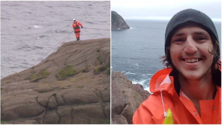 'I've got a few selfies': First time hiker in good spirits after getting stuck on Signal Hill