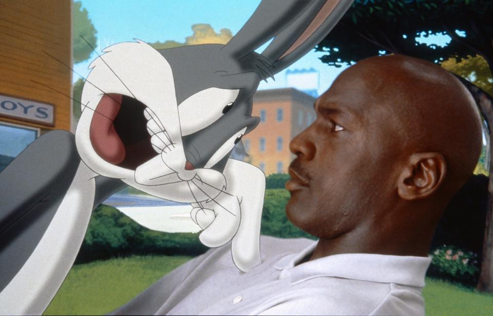 Bugs Bunny and Michael Jordan in "Space Jam"