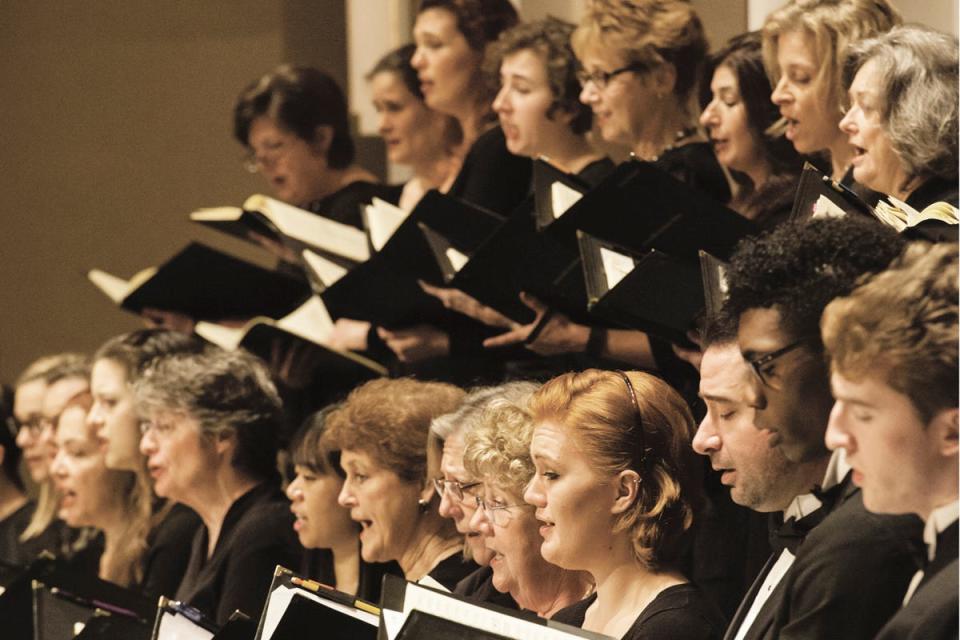 The Jacksonville Symphony Chorus joins the symphony for "Messiah."