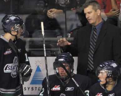 Darren Rumble was previously in the QMJHL with the defunct Lewiston MAINEiacs. (Seattle Thunderbirds photo)