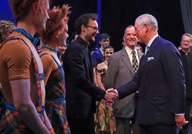 The Prince of Wales visits the Royal Opera House