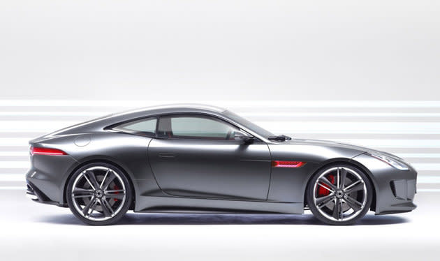 The new F-Type, due out next year as a 2014 model, is supposed to recapture the sports-car heritage the company used to have with its C-Type, D-Type and E-Type sports cars. Production prototypes have had a supercharged V6 engine and are small and light enough to, ostensibly, at least, compete against cars like the Aston Martin V8 Vantage, Ferrari 458 Italia and Porsche 911.