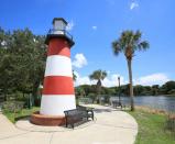 <p>Set on the shores of Lake Dora, an hour from Orlando, this "<a href="https://ci.mount-dora.fl.us/" rel="nofollow noopener" target="_blank" data-ylk="slk:Bass Capital of the World;elm:context_link;itc:0;sec:content-canvas" class="link ">Bass Capital of the World</a>" offers a more than 100-year-old historic village and a myriad of annual festivals. Book a room at a country inn or bed and breakfast and spend the day antiquing in the city center. Don't forget a photo op at the iconic lighthouse in Grantham Point Park.</p><p><a class="link " href="https://go.redirectingat.com?id=74968X1596630&url=https%3A%2F%2Fwww.tripadvisor.com%2FTourism-g34461-Mount_Dora_Lake_County_Florida-Vacations.html&sref=https%3A%2F%2Fwww.housebeautiful.com%2Flifestyle%2Fg43439546%2Ftop-small-towns-in-florida%2F" rel="nofollow noopener" target="_blank" data-ylk="slk:Shop Now;elm:context_link;itc:0;sec:content-canvas">Shop Now</a></p>