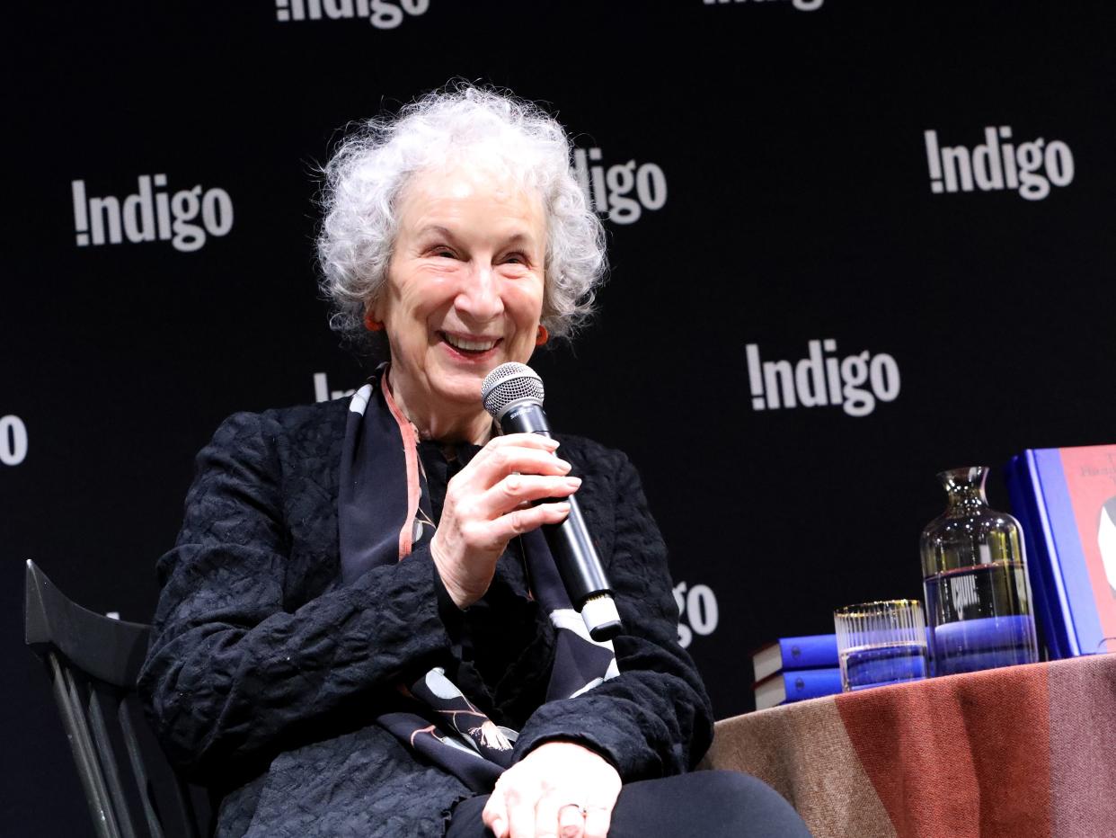 Margaret Atwood at book event