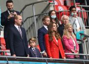 <p>Prince George joined his parents at the England vs Germany match at Wembley Stadium. </p>