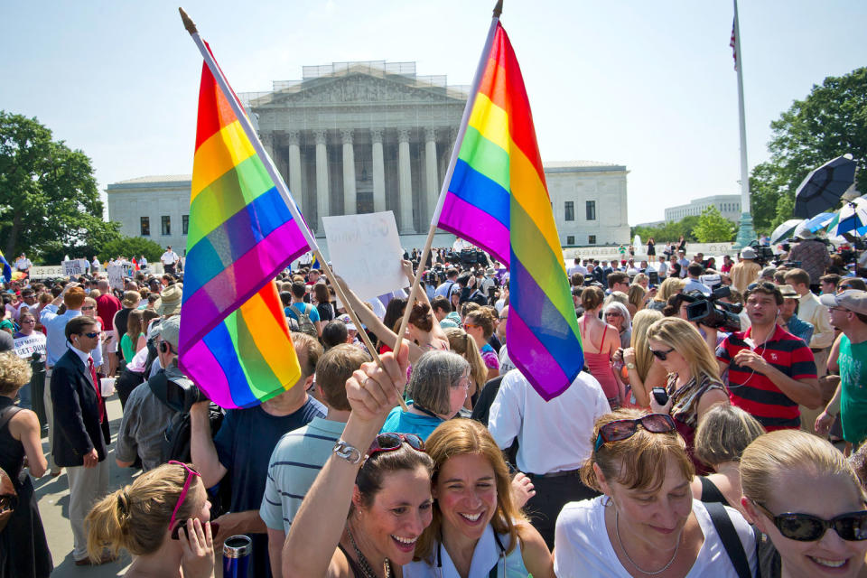 defense of the 2013 marriage act doma (Mladen Antonov / AFP via Getty Images archive)