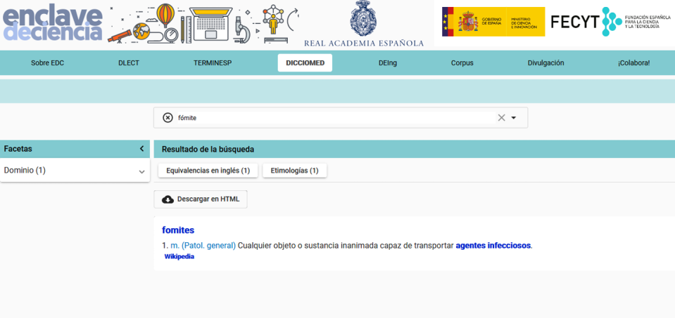 <span class="caption">Web Enclave de ciencia.</span>