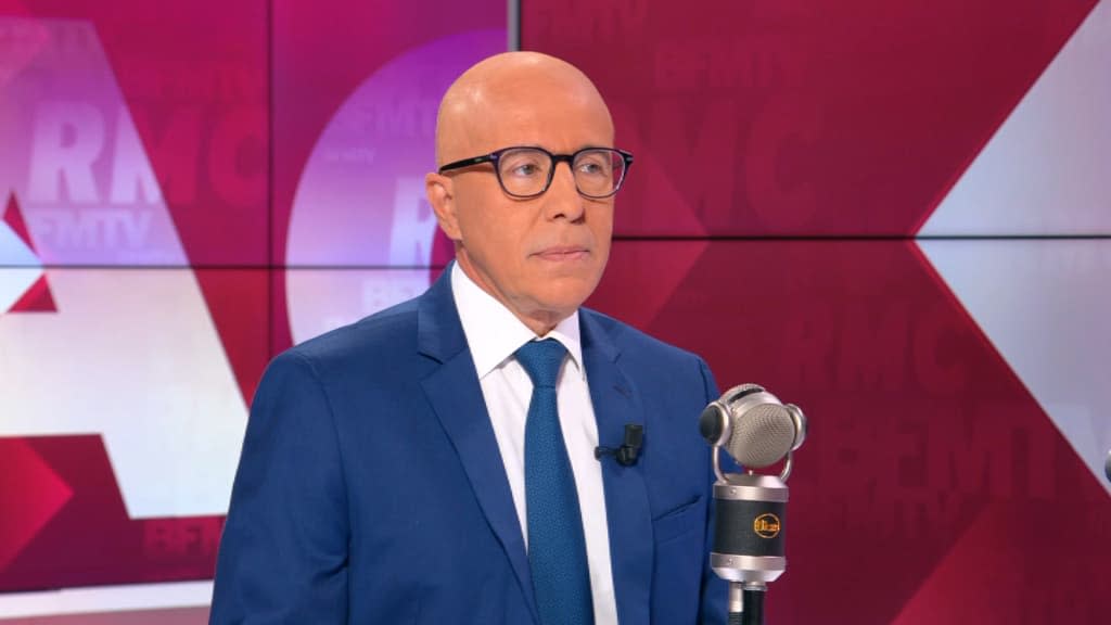 Eric Ciotti sur notre plateau ce lundi 22 août 2022.  - BFMTV