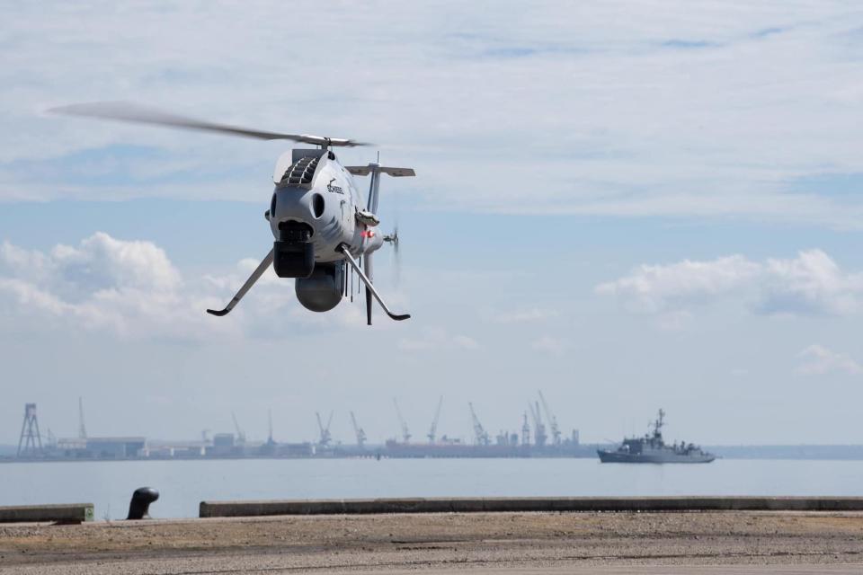 NATO exercise drone helicopter
