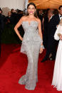 Va-va-voom! Sofia Vergara got hearts racing in an eye-popping shimmery Marchesa dress and Harry Winston jewels.