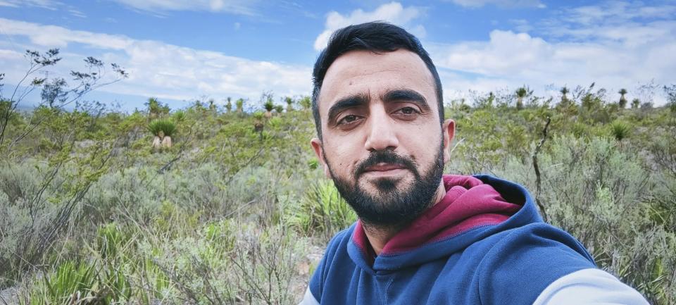 In this photograph provided by Sami-ullah Safi, Abdul Wasi Safi takes selfie near Tapachula Mexico, during his journey to the U.S in 2022. Safi's brother, who's called Wasi by his family, was an intelligence officer with the Afghan National Security Forces, providing U.S. armed forces with information for operations against terrorists, said Sami-ullah Safi. Wasi was arrested after crossing the U.S.-Mexico border near Eagle Pass, Texas in September 2022, and charged with a federal misdemeanor related to wrongly entering the country and placed in a detention center in Central Texas. (AP Photo/Abdul Wasi Safi)