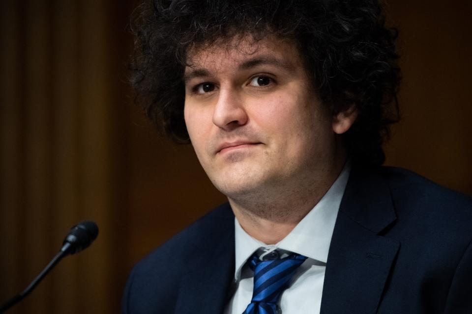 Samuel Bankman-Fried, founder and CEO of FTX, testifies during a Senate Committee on Agriculture, Nutrition and Forestry hearing about 