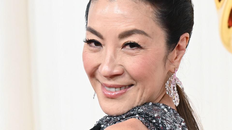 Michelle Yeoh at the 96th Annual Oscars held at at the Ovation Hollywood on March 10, 2024 in Los Angeles, California. 