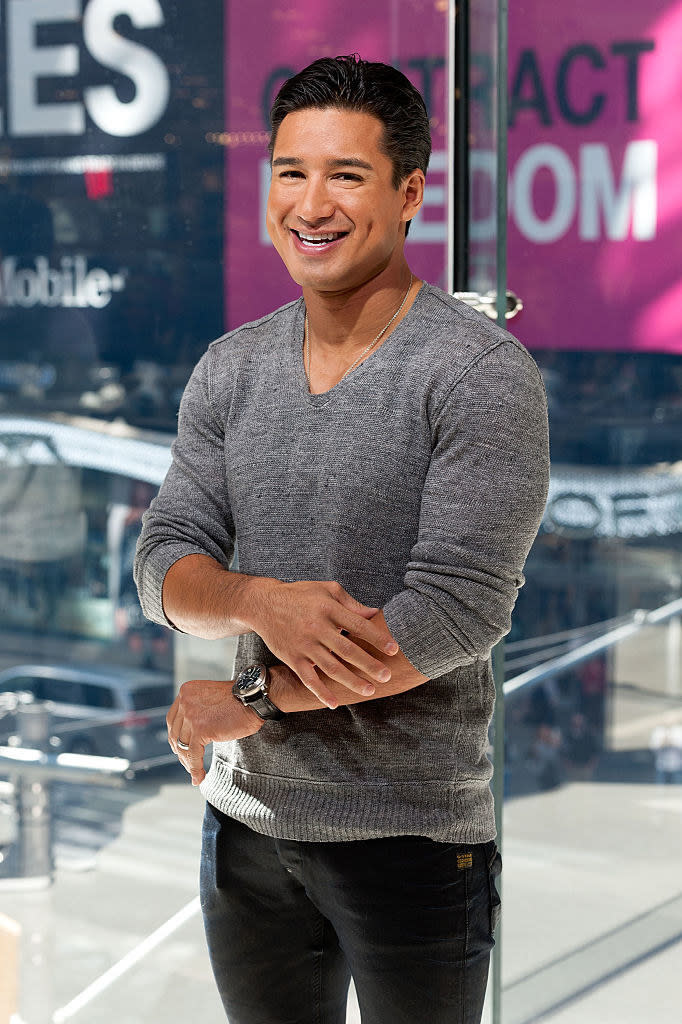 Closeup of Mario Lopez