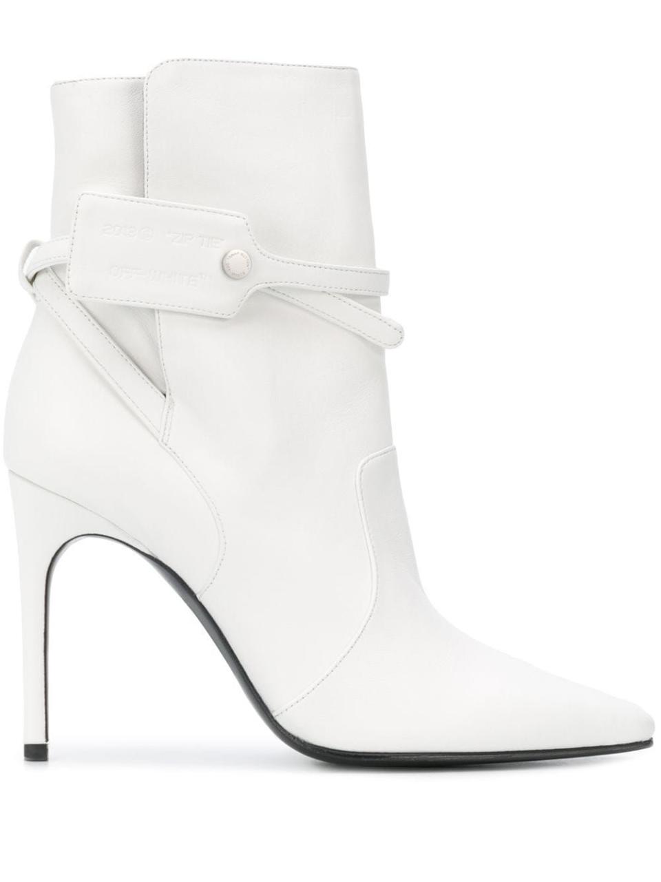 Shop the Look: White Ankle Boots