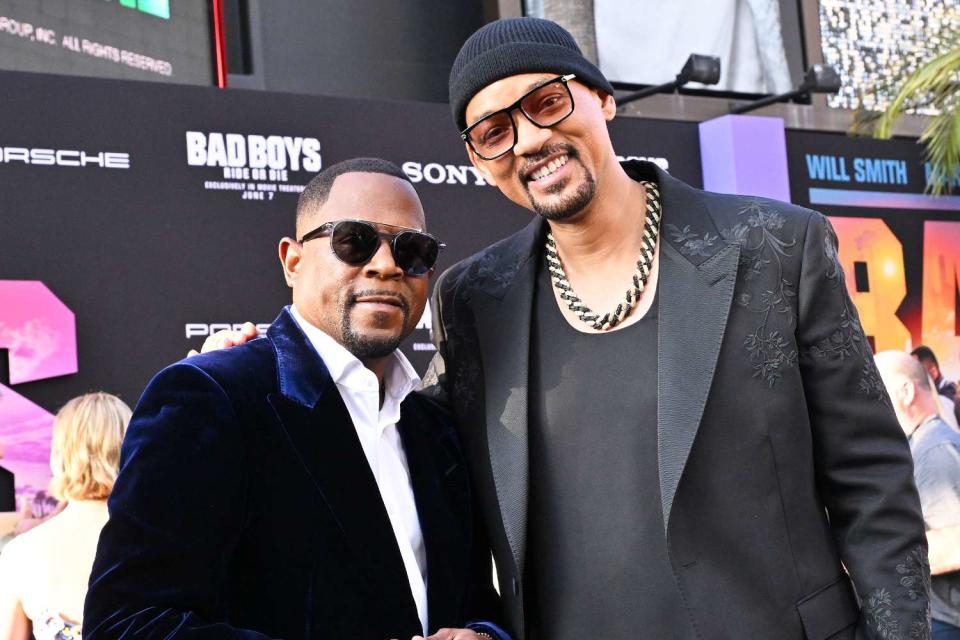 <p>Axelle/Bauer-Griffin/FilmMagic</p> Martin Lawrence (left) and Will Smith at the Los Angeles premiere of 