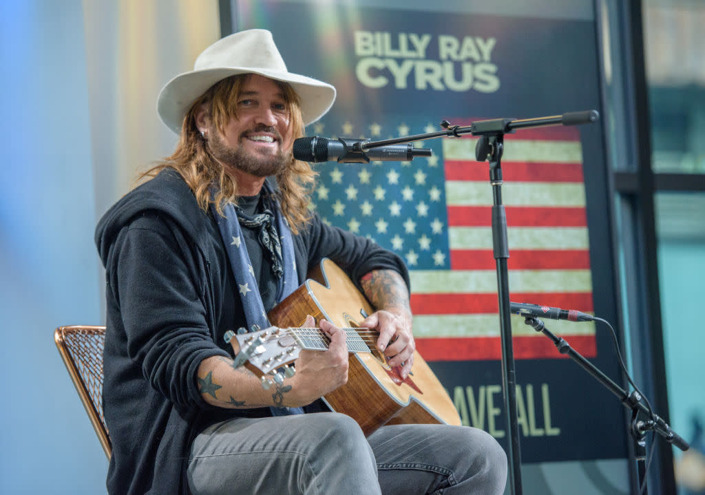 Billy Ray Cyrus performs at Build Studio on Nov. 10, 2017, in New York City. (Photo: Noam Galai/WireImage)