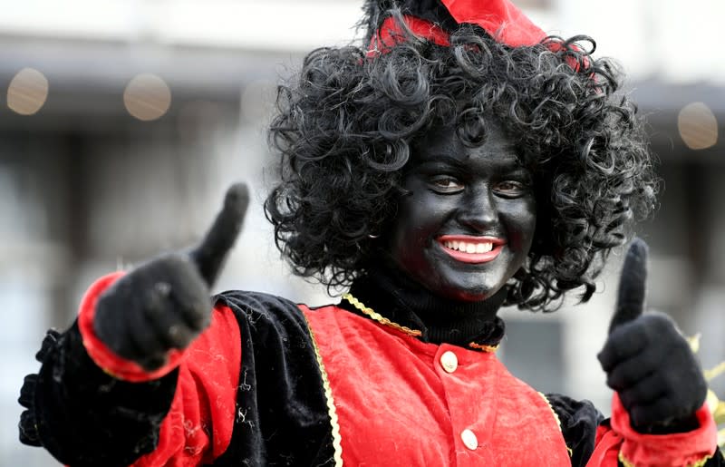 Traditional parade with Saint Nicholas and "Zwarte Piet" (Black Pete) in Scheveningen