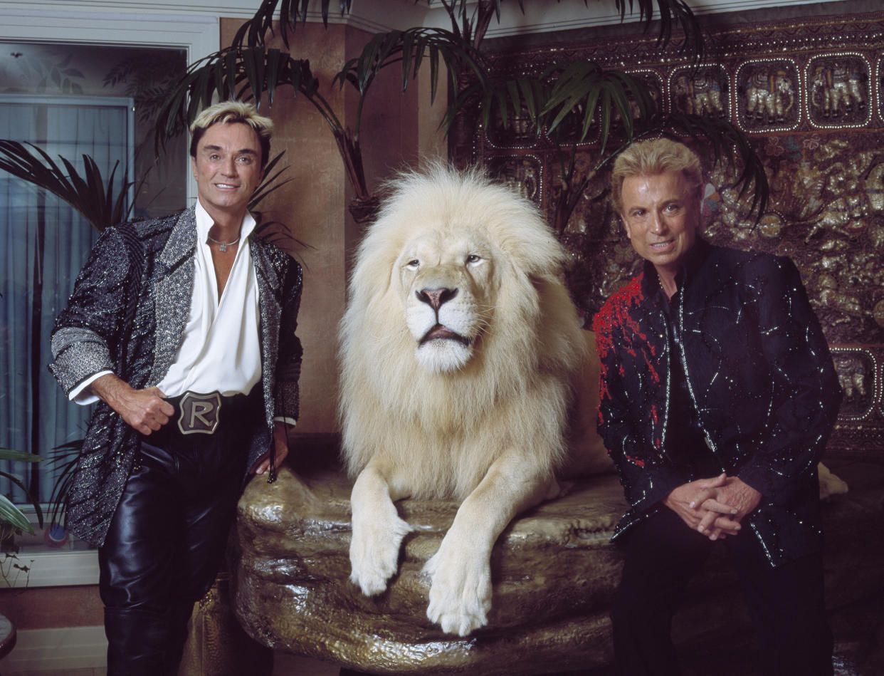 Roy Horn (L), depicted with Siegried Fischbacher, of the iconic magic group Siegfried & Roy, died on May 8, 2020 of complications from COVID-19. 