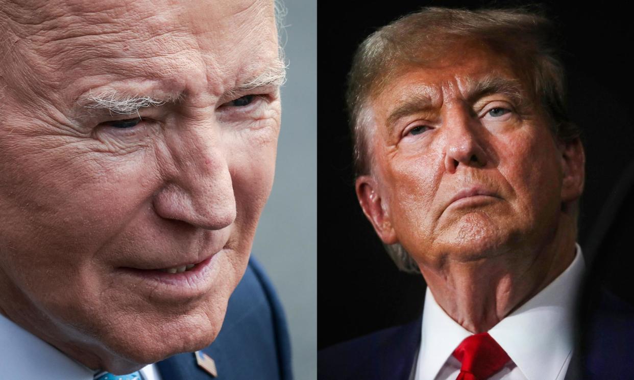 <span>Donald Trump has indicated that, if he wins in November, he would look to prosecute Joe Biden.</span><span>Composite: Getty Images</span>