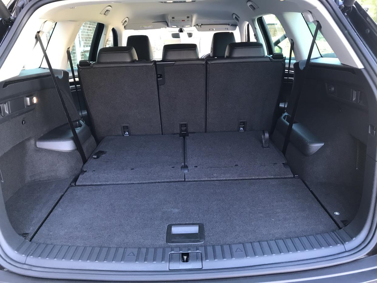 The Kodiaq's boot offers up a massive load area