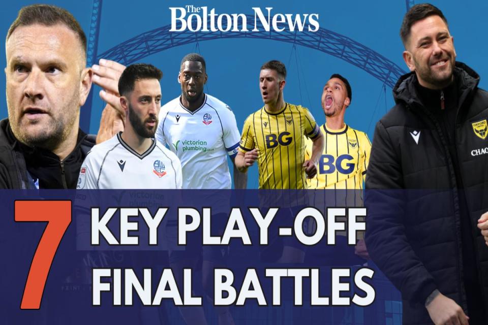 Bolton Wanderers v Oxford United at Wembley - seven key play-off battles <i>(Image: Camerasport)</i>