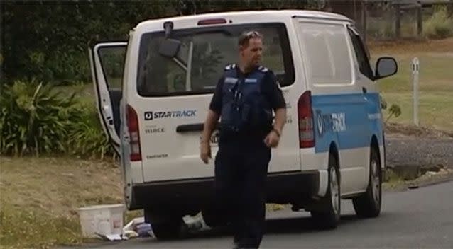 Australia Post disabled the van's engine and it was found in Nyora. Picture: 7 News