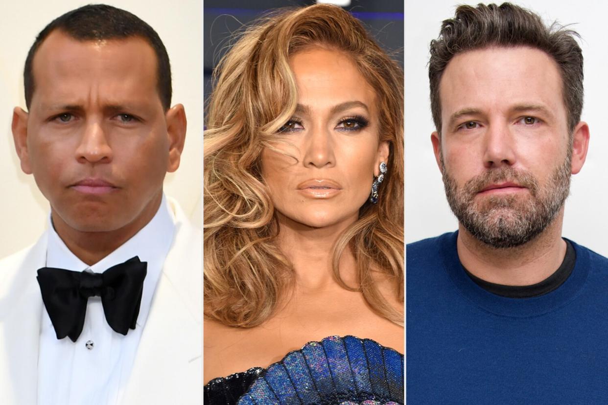 Alex Rodriguez, Jennifer Lopez, Ben Affleck