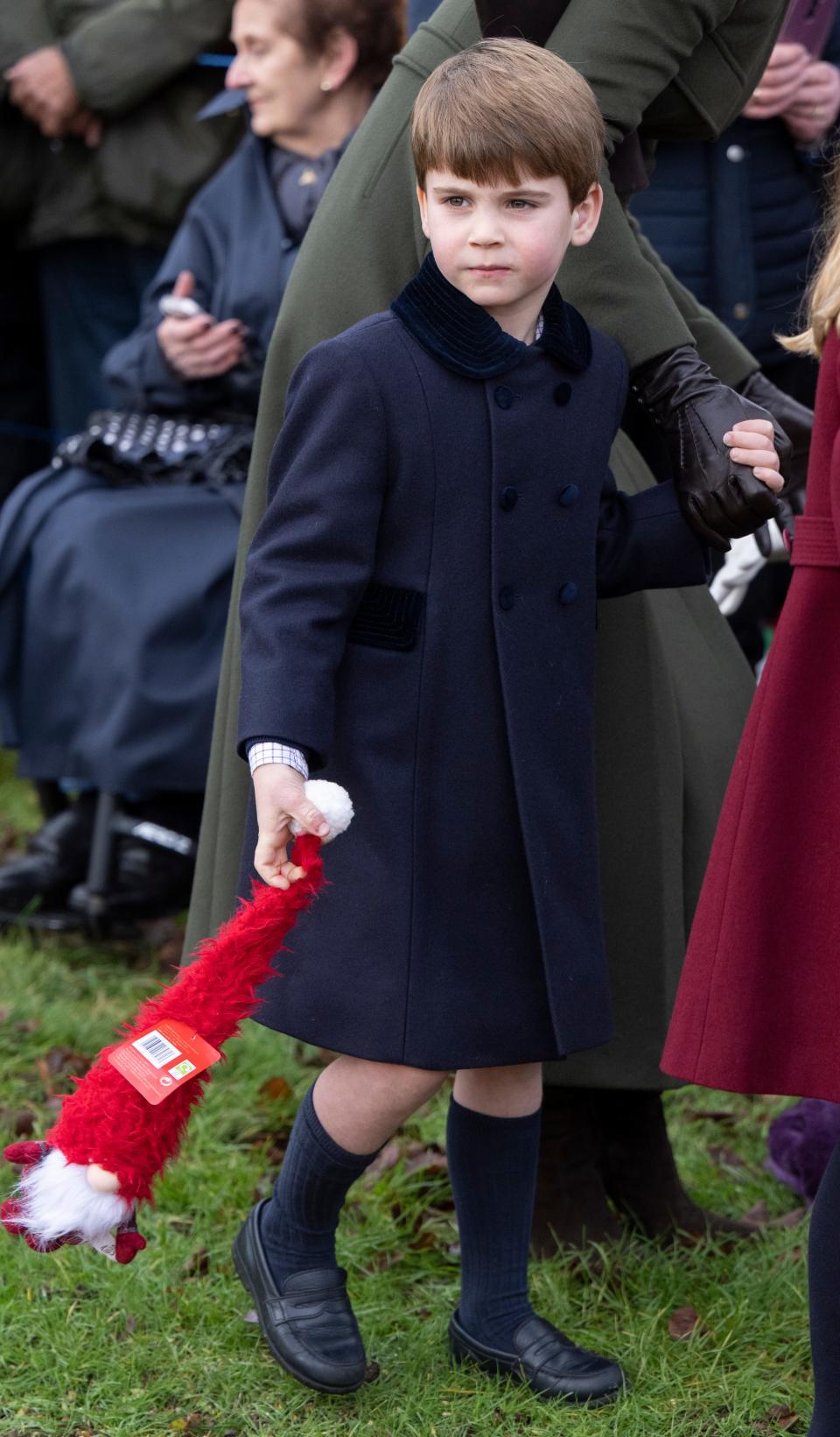 Prince Louis in Sandringham on Christmas inn 2022