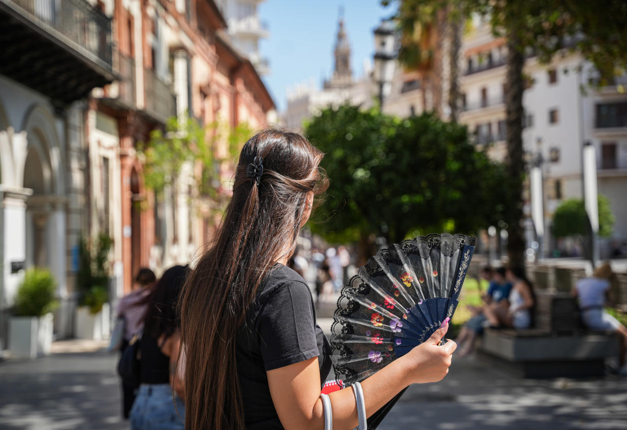 Seville often sees temperatures above 40 in the summer. (Getty)