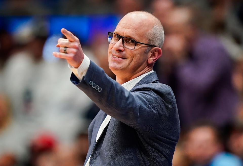 Connecticut basketball coach Dan Hurley