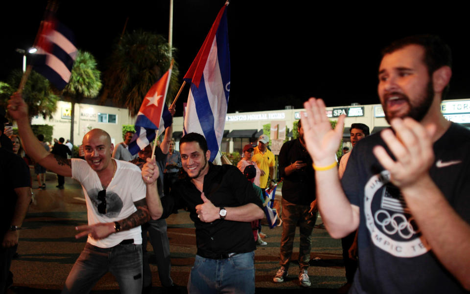 Little Havana celebrates Fidel Castro's death