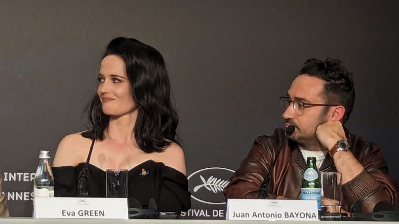 French actress Eva Green and Spanish filmmaker J.A. Bayona.