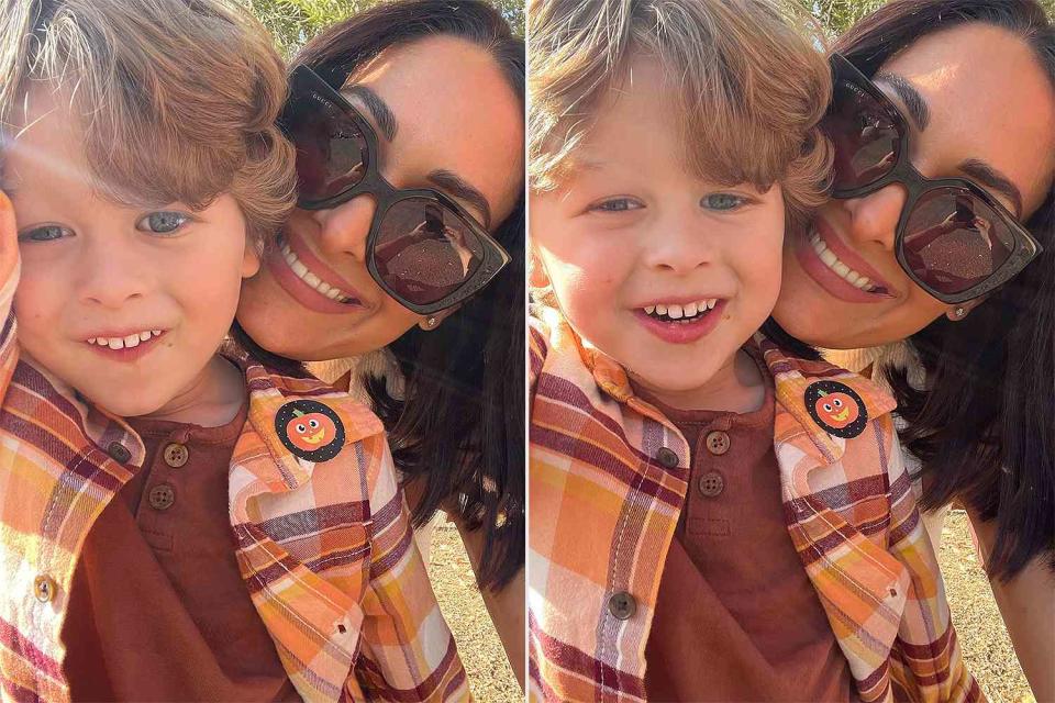 <p>Nikki Garcia/Instagram</p> Nikki Garcia and her son Matteo, 3, in newly shared selfies.