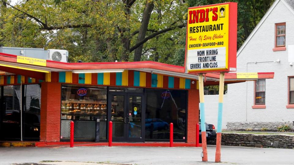 Indi’s Fast Food Restaurant, at 670 N Broadway in Lexington, Ky., Oct. 16, 2023.