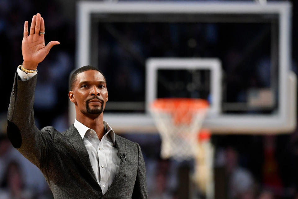 Former Miami Heat star Chris Bosh last played an NBA game in February 2016. (Getty Images)