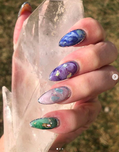 La manucure Geode Nails