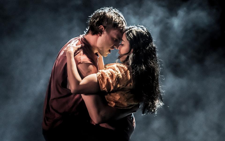 Paul Mescal and Anjana Vasan in A Streetcar Named Desire at the Almeida Theatre, London, 2023