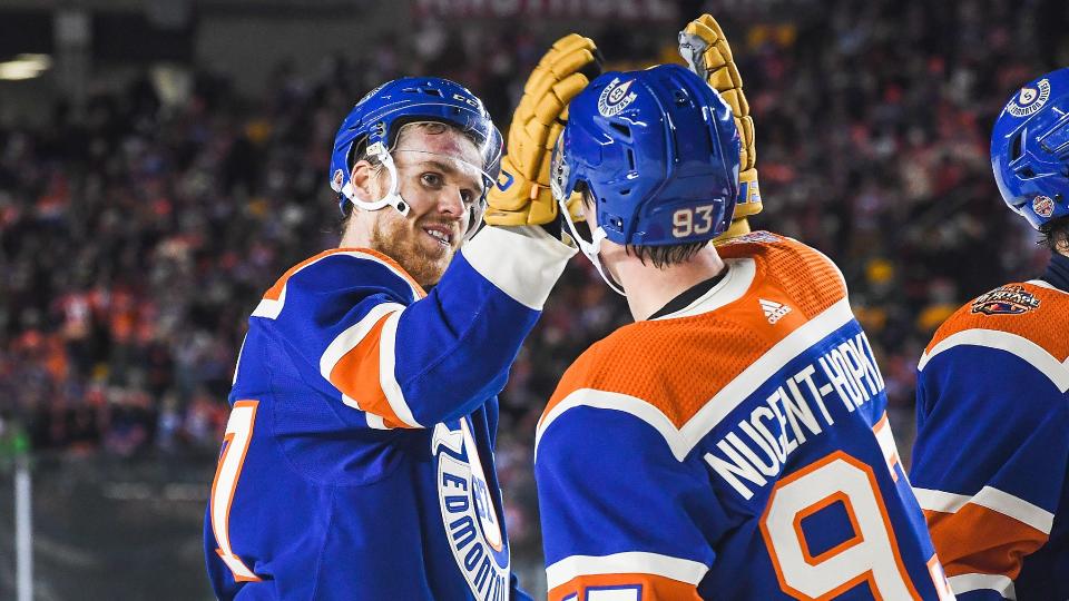 The Oilers picked up a big win on Sunday over the Flames. (Photo by Derek Leung/Getty Images)