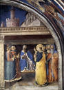 Disputa ante el Sanderín.<br> Pintado por Fra Angelico en la Capilla Niccolina<br><br> (Photo courtesy <a href="https://sites.google.com/site/aguidetorome/" rel="nofollow noopener" target="_blank" data-ylk="slk:David Lown;elm:context_link;itc:0;sec:content-canvas" class="link ">David Lown</a>)