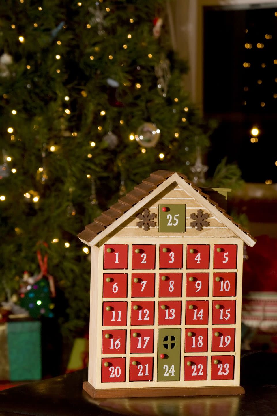 15) Count down with an Advent calendar.