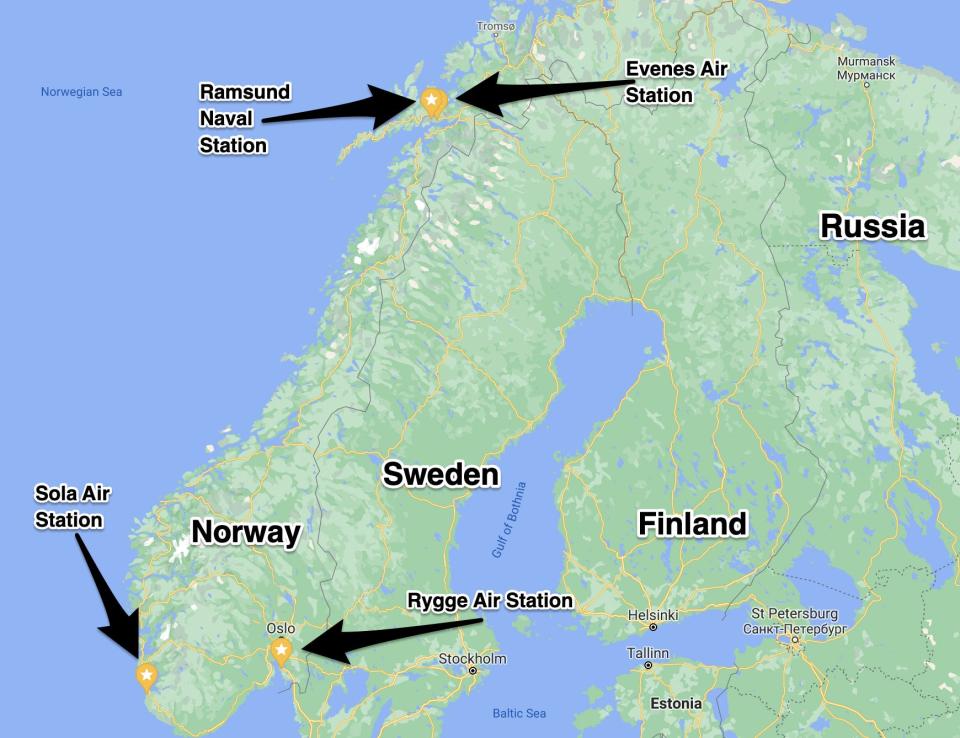 Norwegian military bases
