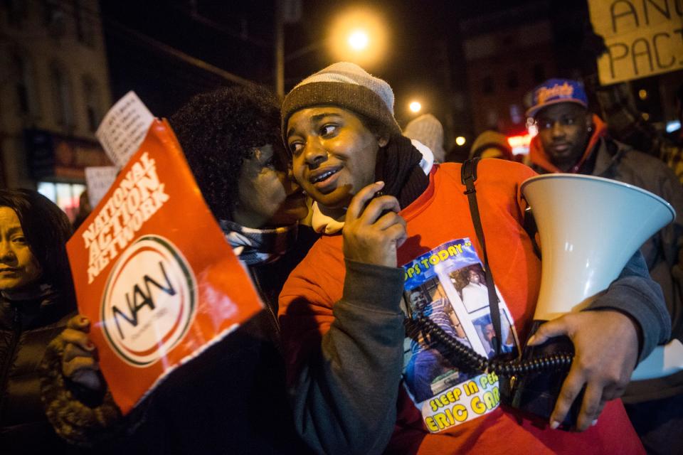 Erica Garner, daughter of NYPD chokehold victim Eric Garner, was an outspoken critic of police brutality following her father's death.